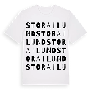 Stora Ilund ordlek t-shirt – ekologisk bomull t-shirt från Pinshirt