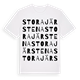 Stora Järstena ordlek t-shirt