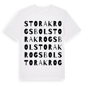 Stora Krogsbol ordlek t-shirt – ekologisk bomull t-shirt från Pinshirt