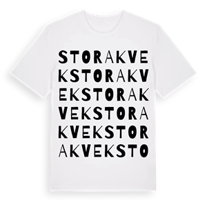 Stora Kvek ordlek t-shirt – ekologisk bomull t-shirt från Pinshirt