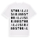 Stora Ljusbrunn ordlek t-shirt