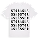 Stora Slässbo ordlek t-shirt