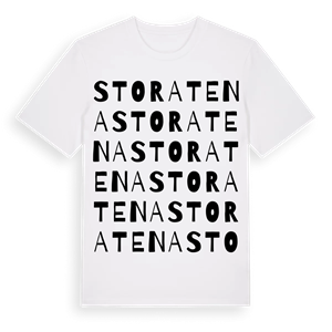 Stora Tena ordlek t-shirt – ekologisk bomull t-shirt från Pinshirt