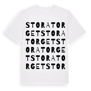Stora torget ordlek t-shirt – ekologisk bomull t-shirt från Pinshirt
