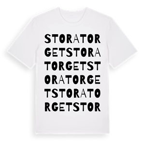Stora torget ordlek t-shirt – ekologisk bomull t-shirt från Pinshirt