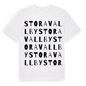 Stora Vallby ordlek t-shirt – ekologisk bomull t-shirt från Pinshirt