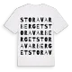Stora Varberget ordlek t-shirt