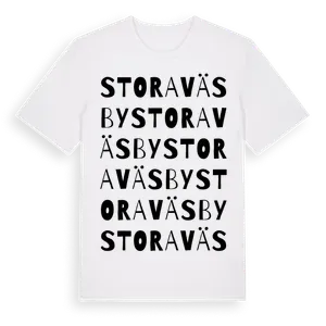 Stora Väsby ordlek t-shirt – ekologisk bomull t-shirt från Pinshirt