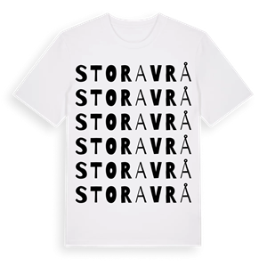 Stora Vrå ordlek t-shirt – ekologisk bomull t-shirt från Pinshirt