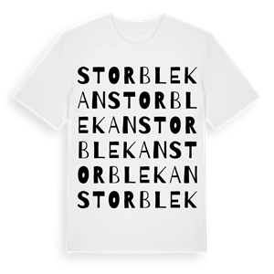Storblekan ordlek t-shirt – ekologisk bomull t-shirt från Pinshirt