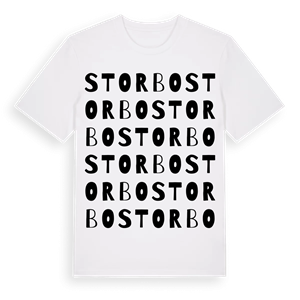 Storbo ordlek t-shirt – ekologisk bomull t-shirt från Pinshirt