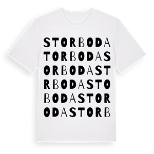 Storboda ordlek t-shirt – ekologisk bomull t-shirt från Pinshirt