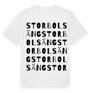Storbolsäng ordlek t-shirt – ekologisk bomull t-shirt från Pinshirt
