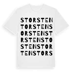 Storsten ordlek t-shirt – ekologisk bomull t-shirt från Pinshirt