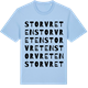 Blue Soul t-shirt med Storvreten ordlek t-shirt