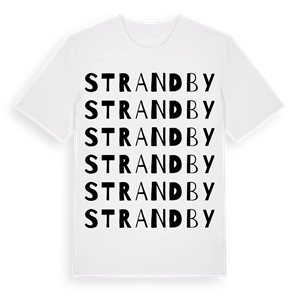 Strandby ordlek t-shirt – ekologisk bomull t-shirt från Pinshirt