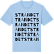 Blue Soul t-shirt med Strandet ordlek t-shirt