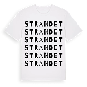 Strandet ordlek t-shirt – ekologisk bomull t-shirt från Pinshirt