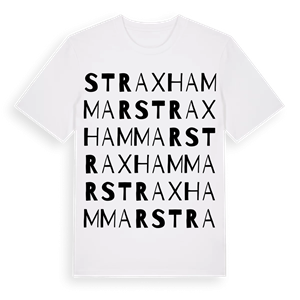 Straxhammar ordlek t-shirt – ekologisk bomull t-shirt från Pinshirt
