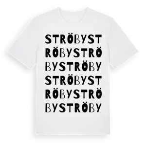 Ströby ordlek t-shirt – ekologisk bomull t-shirt från Pinshirt