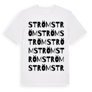 Ström ordlek t-shirt – ekologisk bomull t-shirt från Pinshirt