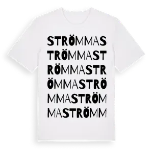 Strömma ordlek t-shirt – ekologisk bomull t-shirt från Pinshirt