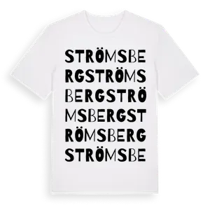 Strömsberg ordlek t-shirt – ekologisk bomull t-shirt från Pinshirt
