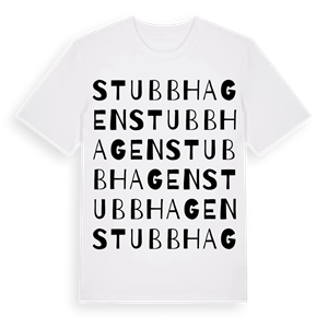 Stubbhagen ordlek t-shirt – ekologisk bomull t-shirt från Pinshirt
