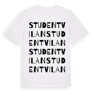 Studentvilan ordlek t-shirt – ekologisk bomull t-shirt från Pinshirt