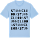 Blue Soul t-shirt med Stummelboda ordlek t-shirt