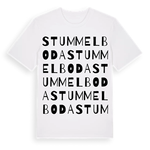 Stummelboda ordlek t-shirt – ekologisk bomull t-shirt från Pinshirt