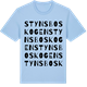 Blue Soul t-shirt med Stynsboskogen ordlek t-shirt