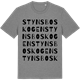 Mid Heather Gray t-shirt med Stynsboskogen ordlek t-shirt