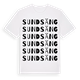 Sundsäng ordlek t-shirt