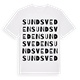 Sundsveden ordlek t-shirt