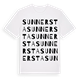 White t-shirt med Sunnersta ordlek t-shirt
