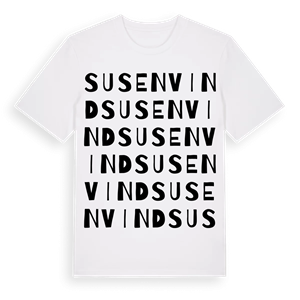 Susenvind ordlek t-shirt – ekologisk bomull t-shirt från Pinshirt