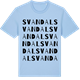Blue Soul t-shirt med Svandal ordlek t-shirt