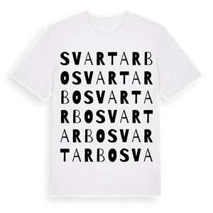 Svartarbo ordlek t-shirt – ekologisk bomull t-shirt från Pinshirt