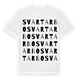 Svartarbo ordlek t-shirt