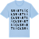 Blue Soul t-shirt med Svartbäck ordlek t-shirt