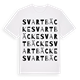 Svartbäcke ordlek t-shirt