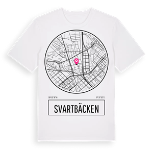 Svartbäcken t-shirt – ekologisk bomull t-shirt från Pinshirt