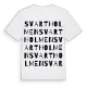 Svartholmen ordlek t-shirt