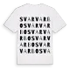 Svarvarbo ordlek t-shirt
