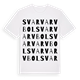 Svarvarvbol ordlek t-shirt
