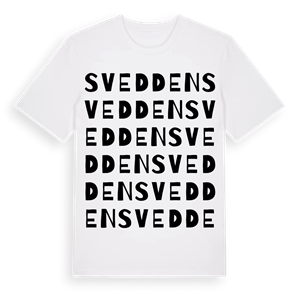 Svedden ordlek t-shirt – ekologisk bomull t-shirt från Pinshirt