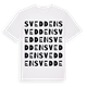 Svedden ordlek t-shirt