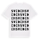 Sveden ordlek t-shirt