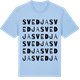 Blue Soul t-shirt med Svedja ordlek t-shirt